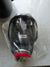 Gasmasken AUER 3 S in Folientüte verschweißt aus dem Bestand der Feuerwehr