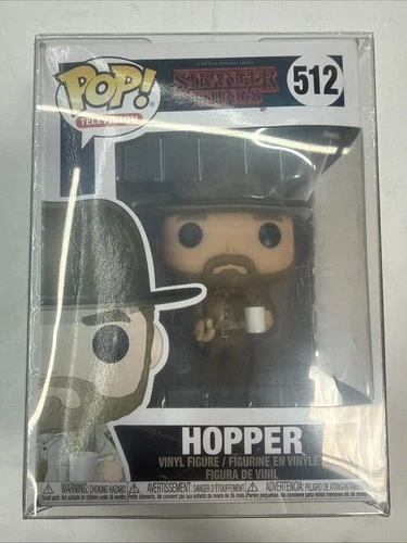 Funko POP! Television Stranger Things Jim Hopper #512 DAMAGED BOX With Protector