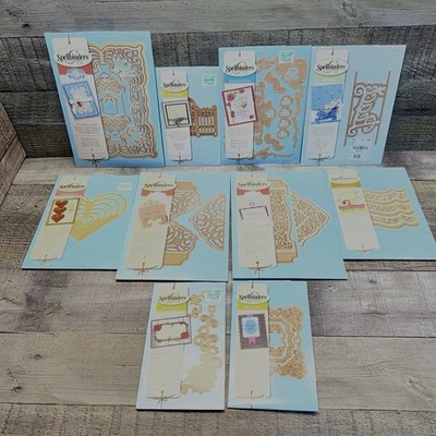 Great Lot of 10 Sets Spellbinders Die Templates Variety