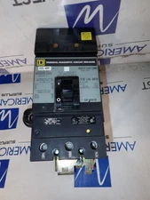 TESTED SQUARE D KA362251021 225 amp 3 pole 600v I line Breaker w/ Shunt Trip