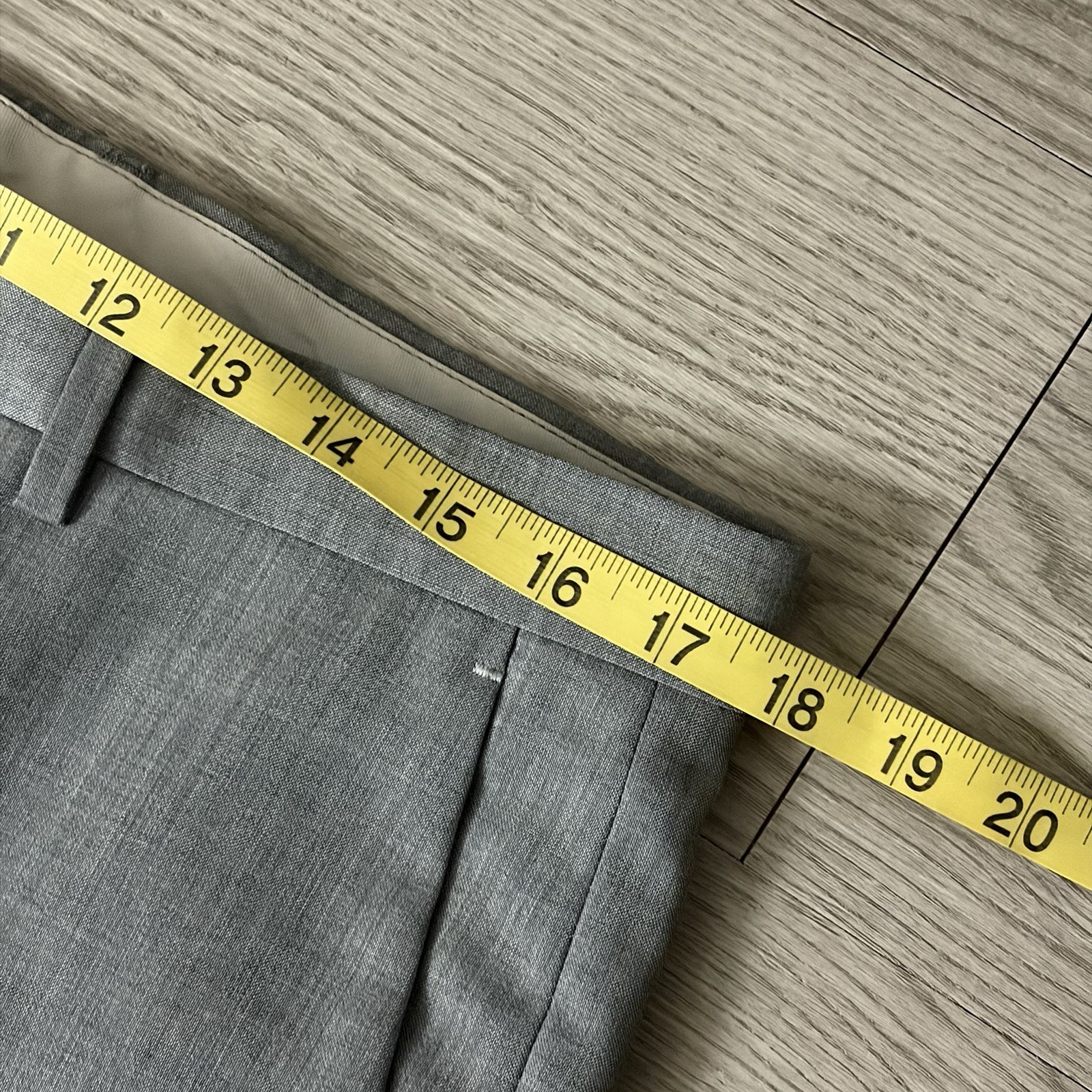 Hugo Boss Men's "Genesis2" Slim Fit  Gray  100% Wool Dress Pants Slacks 34x29 thumbnail 7