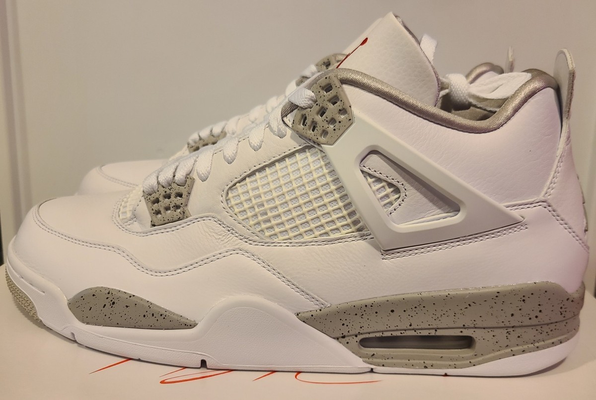 Nike‎ Air Jordan 4 Size 12 Retro Mid White Oreo CT8527-100 Size 12 - Jordan 4 Retro Mid White Oreo for sale online | eBay main image 3