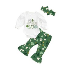 My First Easter Baby Girl Outfit 6-12 Months S My First St Patricks Day Green