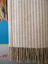 Wolldecke Plaid  140x200cm Wohndecke   100%Wolle  Schurwolle Weich &Warm