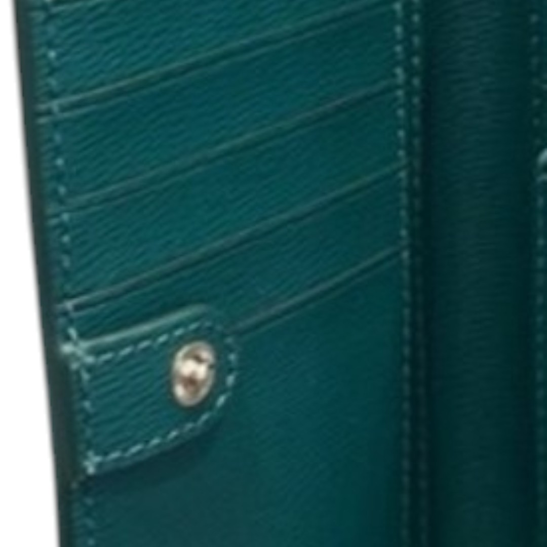 NEW Kate Spade 2pc SET Small Bucket bag & Bifold Wallet Monstera green Leaves thumbnail 9