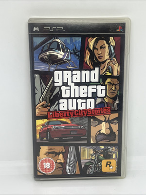 Grand Theft Auto: Liberty City Stories (Sony PSP, 2005) Komplett Karte & Handbuch