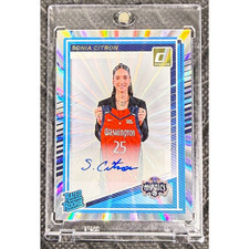 2025 Panini Donruss WNBA Sonia Citron Autograph Rated Rookie Holo Laser #87