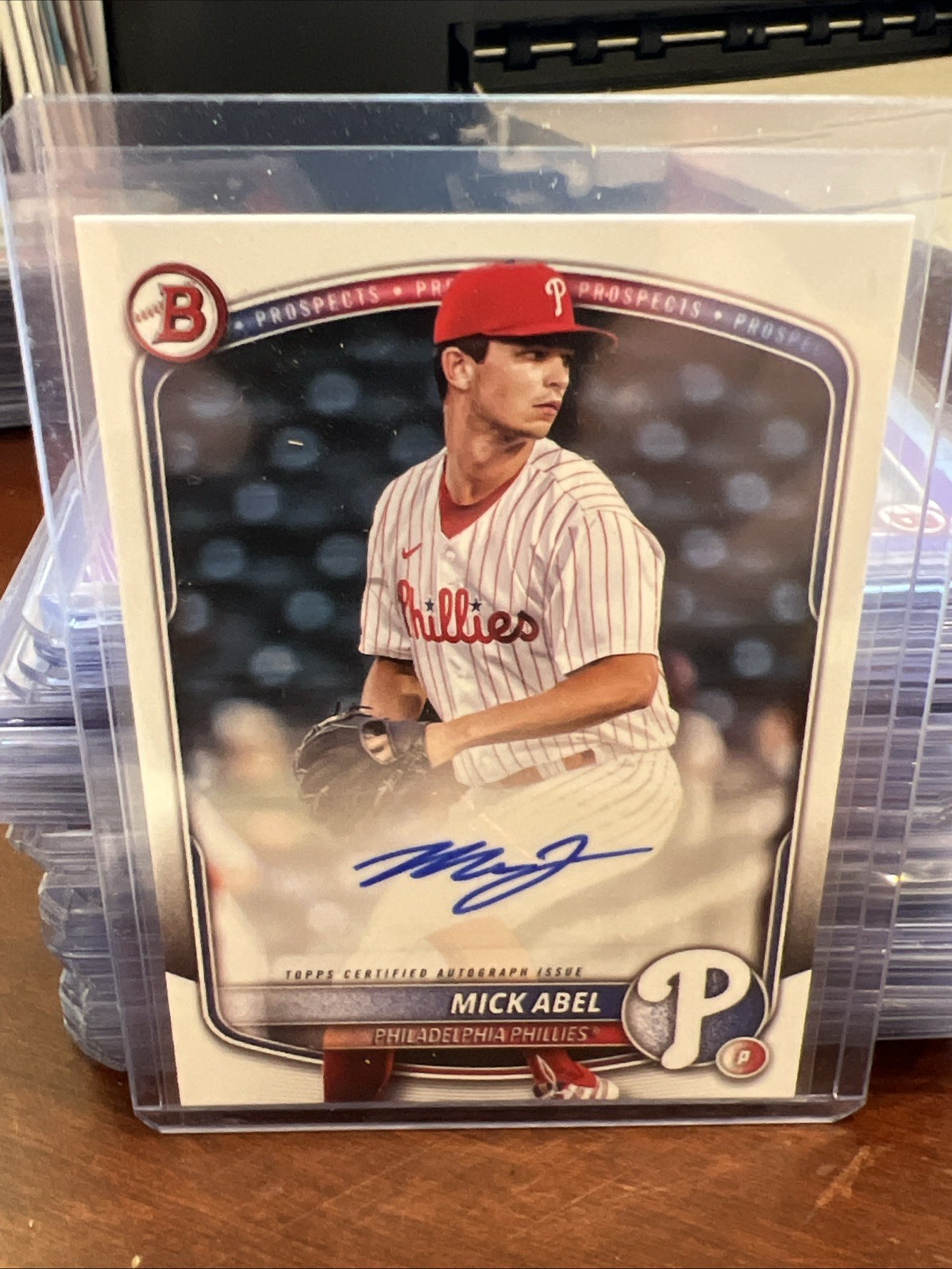 2025 Bowman - Paper Prospect Retail Autographs Mick Abel #BPA-MA (AU, RC)