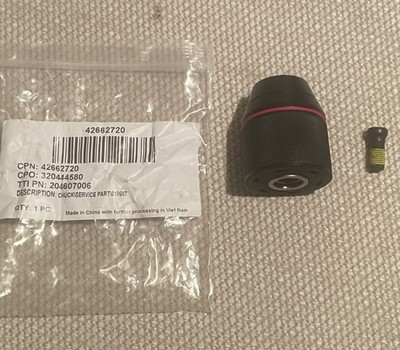 MILWAUKEE 42-66-2720 1/2'' CARBIDE CHUCK AND SCREW 9/16x18''TPI FIT'S A 2904-20