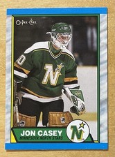 Jon Casey Rookie 1989-90 O-Pee-Chee Hockey #48 Minnesota North Stars NM-MT