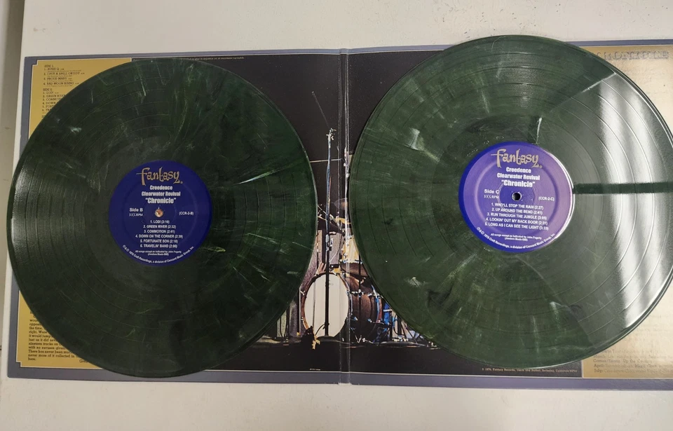 Vtg 1976 CREEDENCE CLEARWATER REVIVAL Album CCR CHRONICLE Vinyl - Image 3 of 4