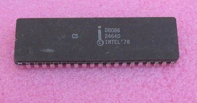 Rare Vintage Very early Intel D8086 Customer Sample Processor CPU 1979 8086