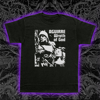 Aguirre Wrath of God T-Shirt Herzog 1972 Klaus Kinski Cult Film Tee Classic