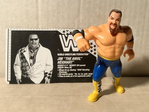 WWF Hasbro Series 6 Jim The Anvil Neidhart W/Bio C...