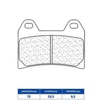 Set BeläGe Bremse Cl Brakes 2539A3 + Aprilia 250 Rs 98/03