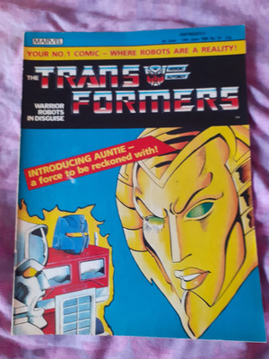 Transformers Marvel UK issue number 19 1st June 1985