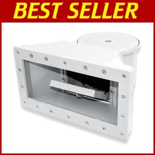 HYDROTOOLS Wide Mouth ABS Above Ground Pool Skimmer Kit for Effortless Cleaning