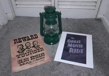 THE GREAT MOVIE RIDE LANTERN & WESTERN POSTER PROP DISNEY MGM STUDIOS EVENT
