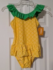 NEW with tag - Sz 10 Girls GYMBOREE Pineapple Swimsuit One Piece / 1Pc UPF 50 
