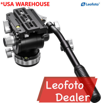 Leofoto BV-20 (Lever-Release) Pro Fluid Video Head with Arca Plate