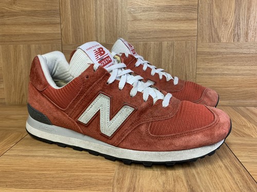 RARE New Balance 574 Red Leather 