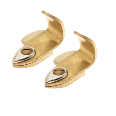 MAGIDEAL 2 piezas antiguas / soprano / saxofón tenor piezas gancho para pulgar piezas DIY doradas