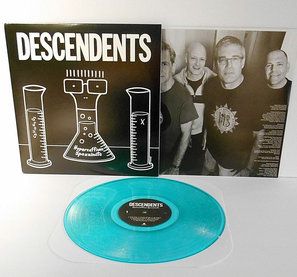 Потомки - Гиперкаффиум Спаццинат - ПРОЗРАЧНЫЙ СВЕТЛО-ГОЛУБОЙ винил, НОВЫЙ ЗАПЕЧАТАННЫЙ, редкий