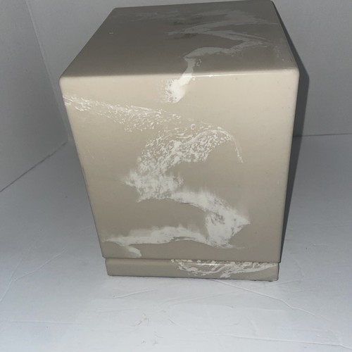 Große/Erwachsene 280 Kubikzoll Creme Carrera Zuchtmarmor Würfel Einäscherung Urne - Bild 3 von 6
