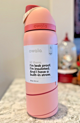 OWALA Special Edition Candy Cane Lane Target 32oz FreeSip NEW Classy Christmas