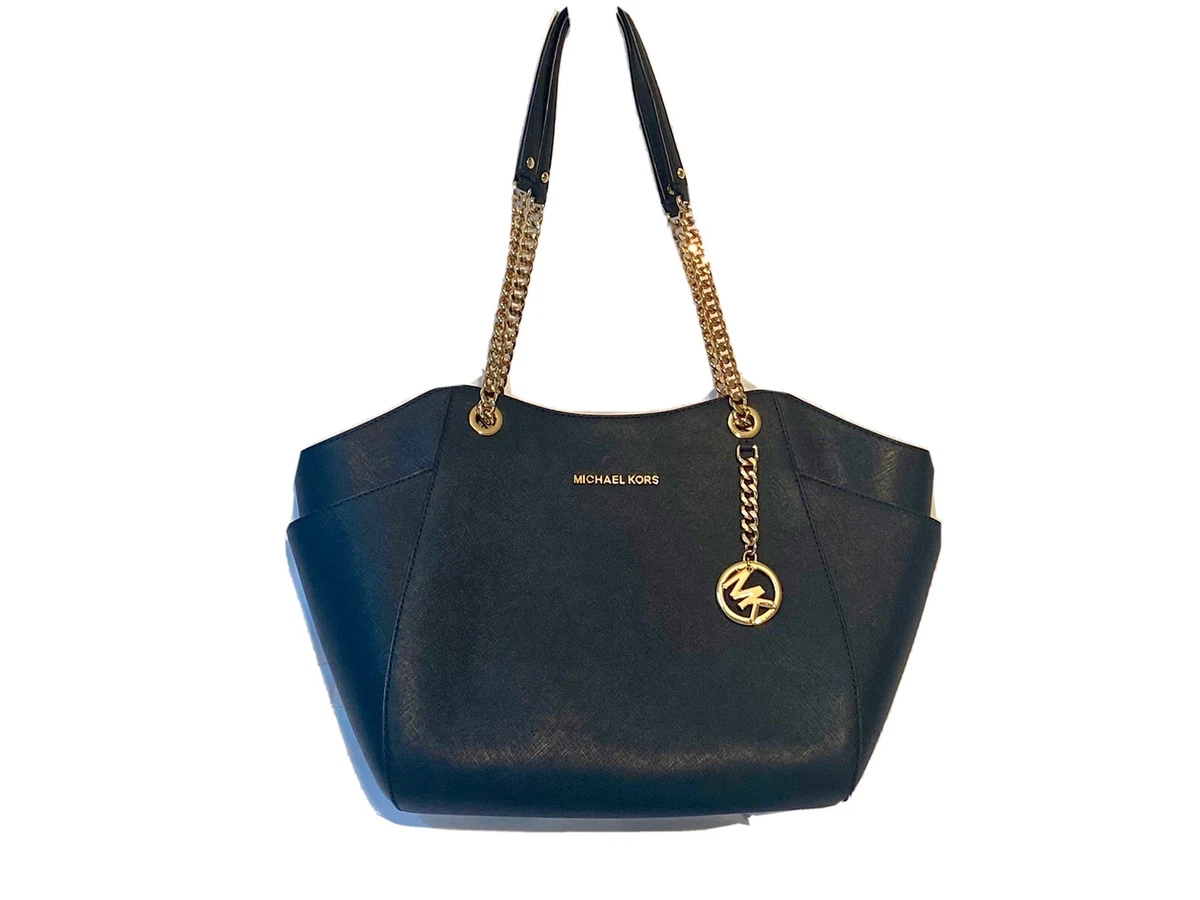 Michael kors jet set hotsell travel large tote black