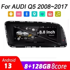 Car Multimedia Player Stereo Gps Radio Android Monitor Mmi For Audi Q5 8+128 Mmi