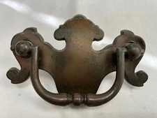 Ethan Allen Heirloom 2.5 in Replacement Bail Handle Drawer Pull Thick Backplate