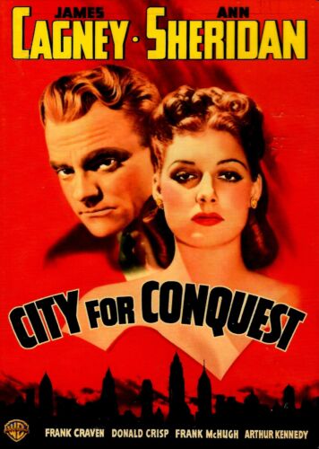 New DVD - City for Conquest - 1940 - James Cagney, Ann Sheridan, Frank Craven,   - Picture 1 of 2