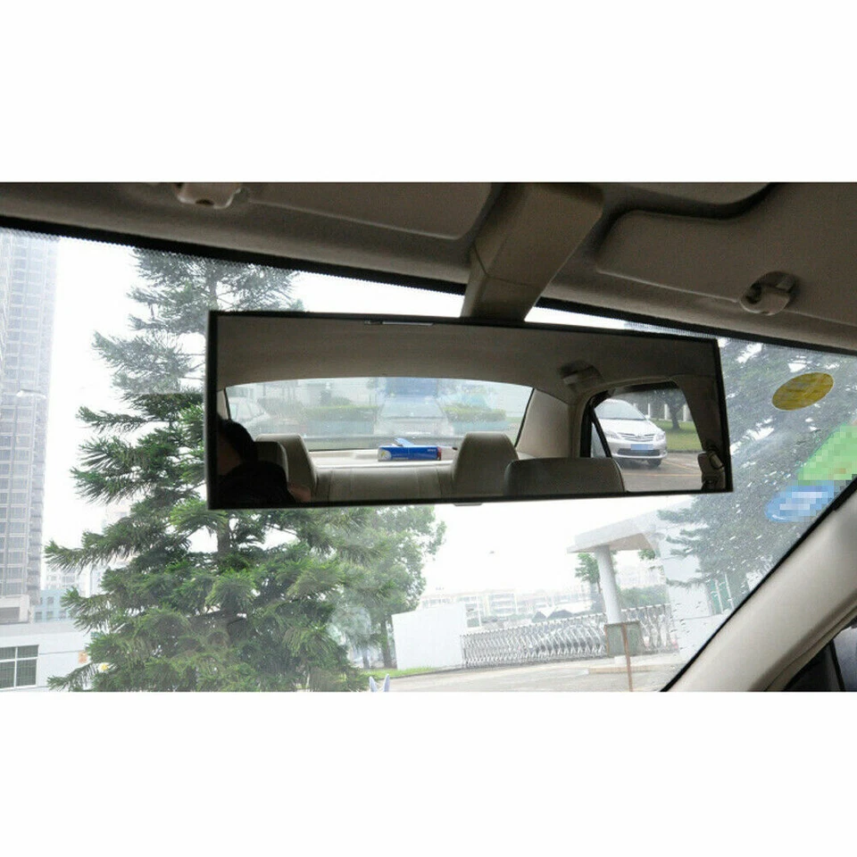 Extensor de espejo retrovisor convexo con clip interior curva ancha automática de 12"" seguro Foto 4 de 4