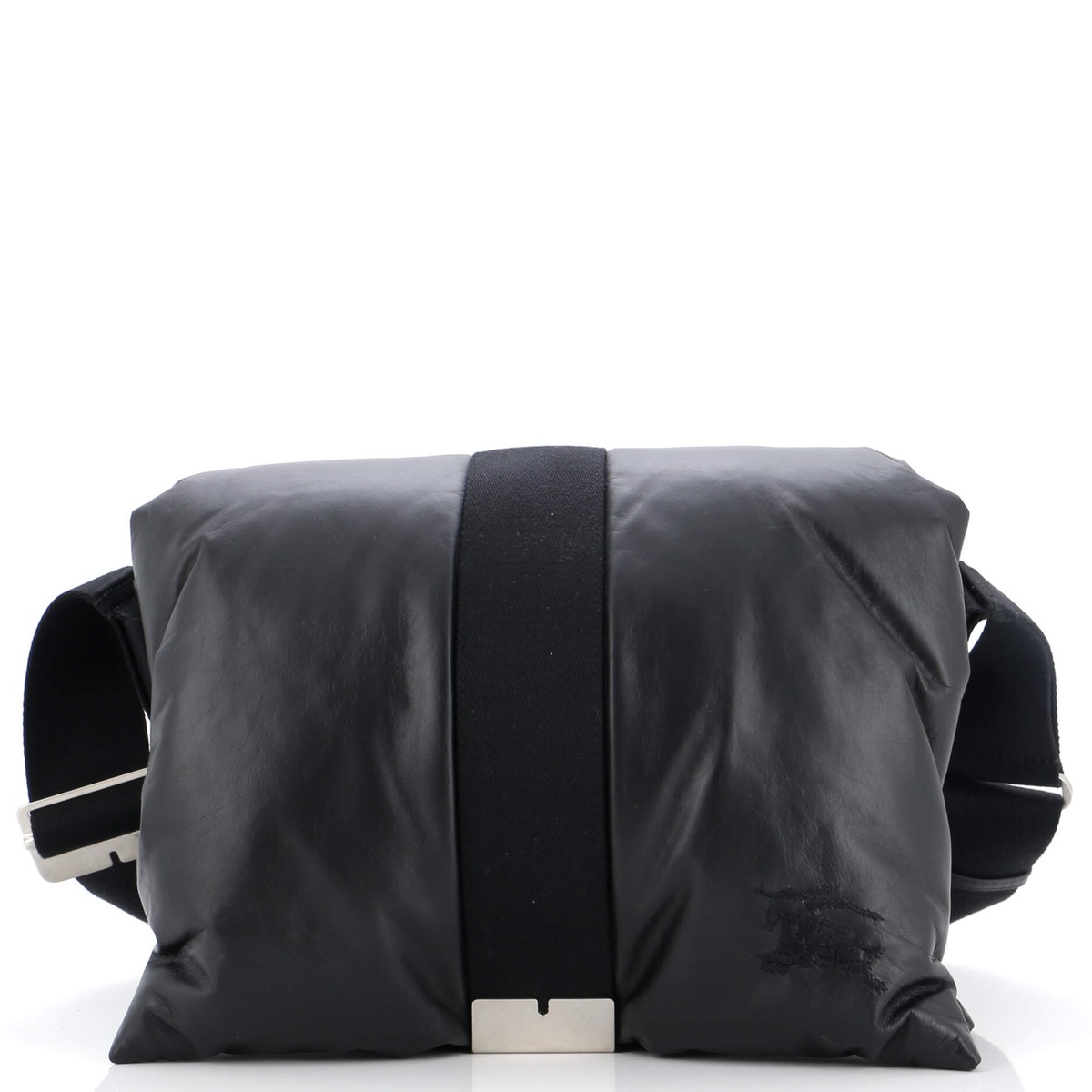Burberry Pillow Messenger Bag Embroidered Padded Leather | eBay