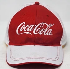 Rare Coca Cola Baseball Cap By Vitronic Promotional Group Adjustable Great Cond.