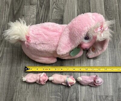 Vintage Bunny Surprise Mom & 3 Three Babies Rabbit 1992 Vintage Bunny Surprise Mom & 3 Three Babies Rabbit 1992