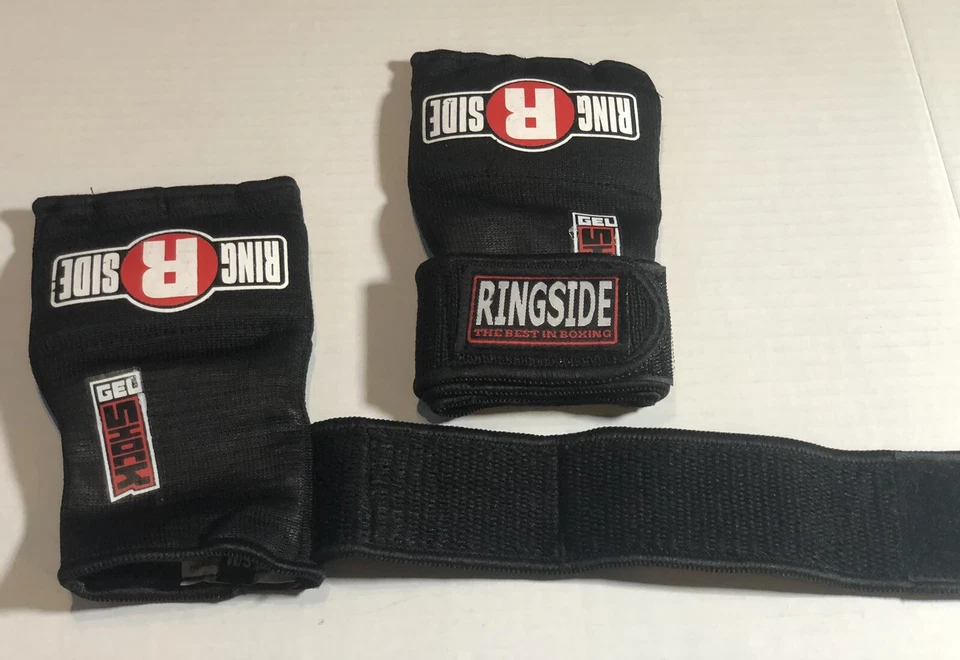 Ringside Quick Wrap Gel Shock MMA Boxing Hand Wraps, Small, Black - Image 4 of 4