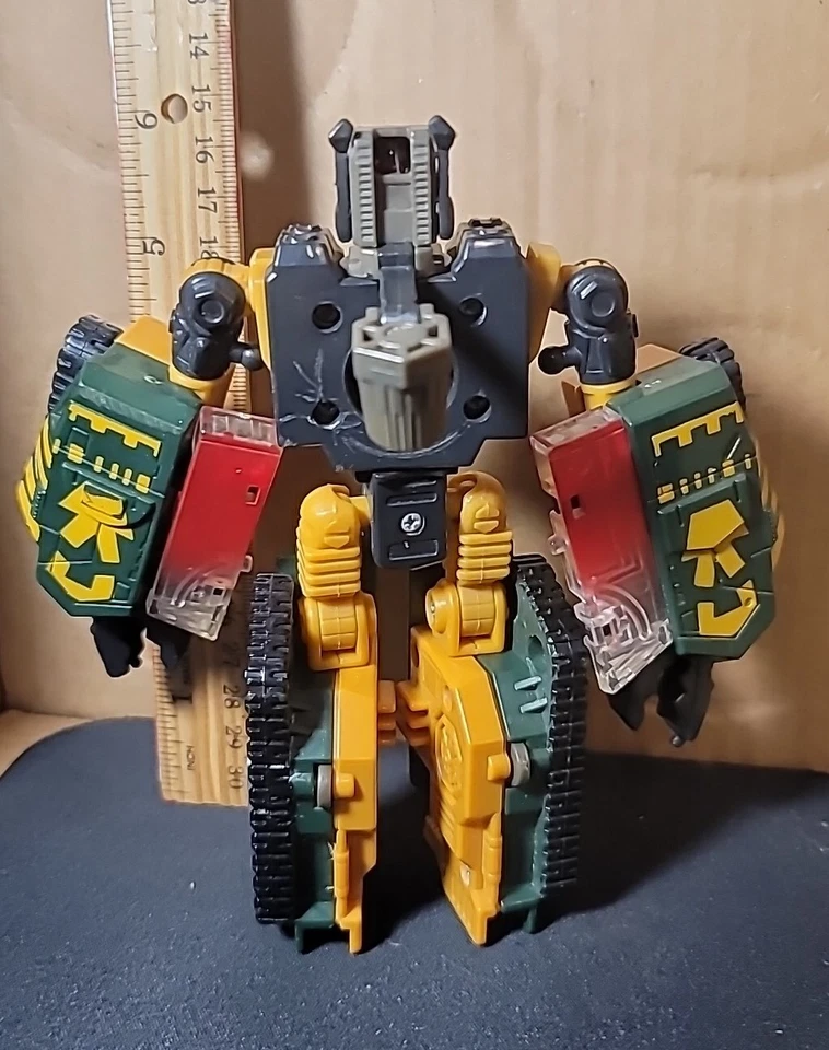 Transformers 2003 Universe Ultra Class Decepticon Tankor y Obsidian como se ve Foto 3 de 4