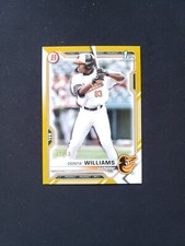 2021 Bowman Draft Donta' Williams #BD-90 1st Paper Prospect Gold /50 Orioles