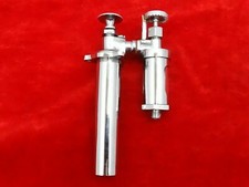 Vintage Motorcycle Oil And Air Pump Set BSA NORTON AJS ETC (Chromed Plated)