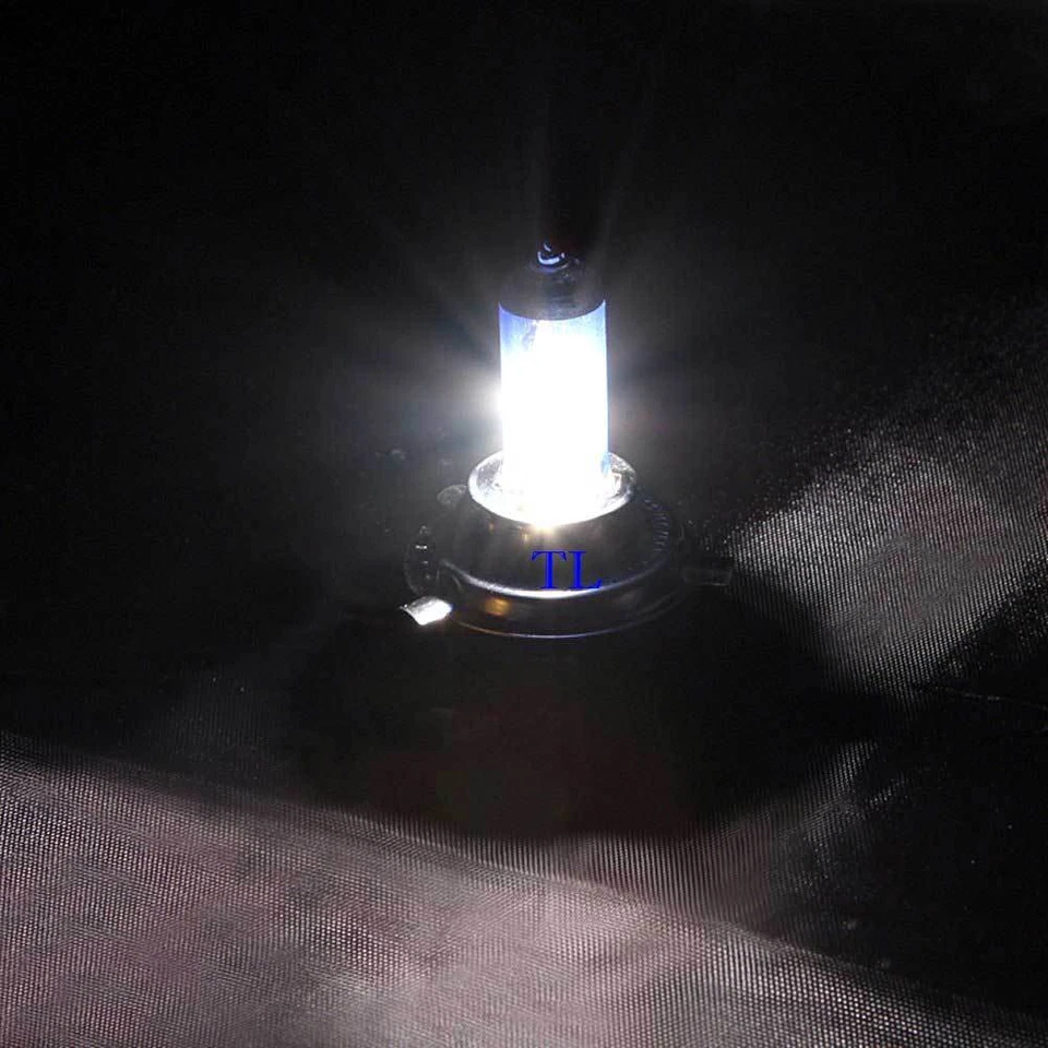 White - H4 Xenon 100/90W Halogen Head Light Bulb Motorcycle Headlamp Headlight - Image 4 of 4