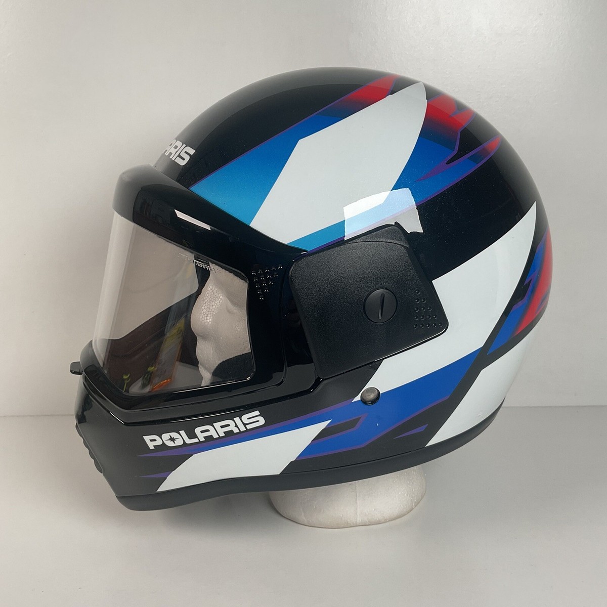 Vintage Polaris Lazer Snowmobile Helmet 7/8-7 Full Face