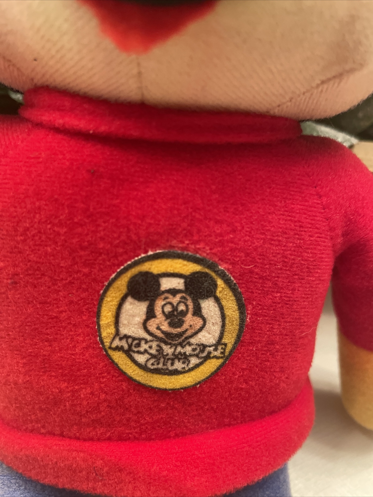 Vintage Mickey Mouse Club Plush Stuffed Animal Doll Knickerbocker Toy