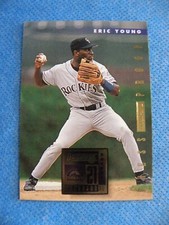 1995 Donruss Baseball Press Proof Eric Young Colorado Rockies #214