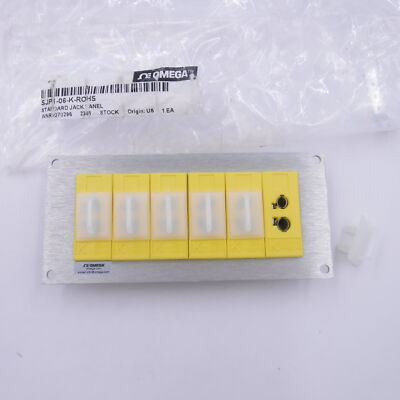 Omega SJP1-06-K-ROHS Standard Jack Panel