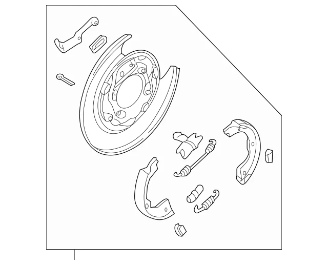 OEM 582702W000 CONJUNTO DE FRENOS-ESTACIONAMIENTO RR, RH Hyundai Santa Fe, Kia Sorento⭐Precio bajo⭐ Foto 2 de 2
