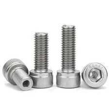 304 Stainless Steel Hex Socket Bolts Cap Head Screws Hollow Thread Conversion
