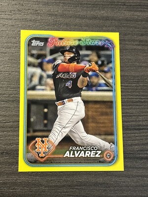 meico*.。♡　0724 2024 Topps FUTURE STARS YELLOW BORDER Francisco Alvarez New York