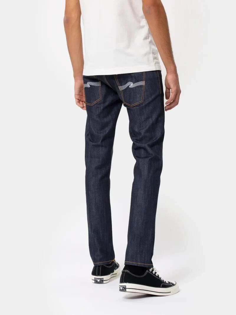 Nudie Jeans Thinn Finn Organic Dry Denim Ecru Jeans Size